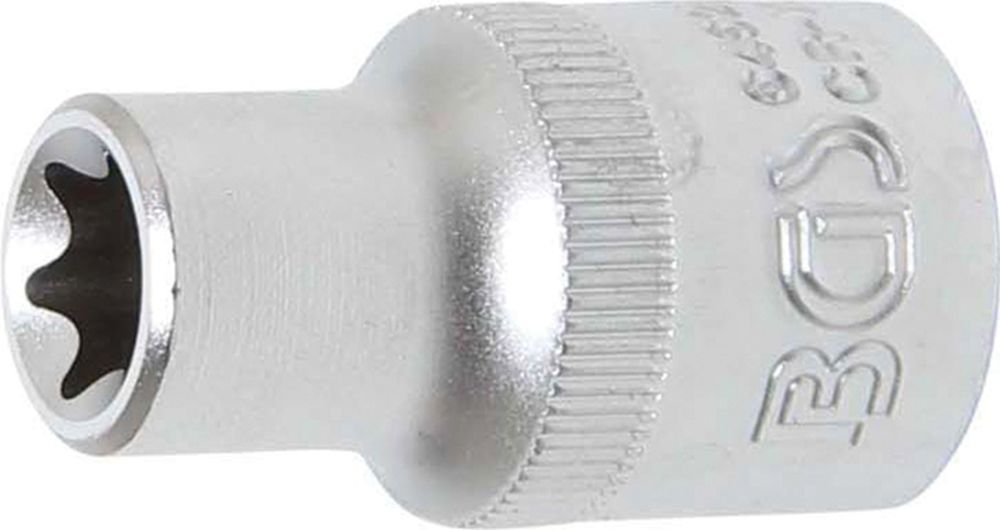 BGS Steckschlüssel-Einsatz E-Profil | Antrieb Innenvierkant 12,5 mm (1/2") | SW E12