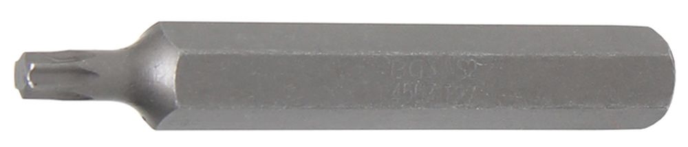 BGS Bit | Länge 75 mm | Antrieb Außensechskant 10 mm (3/8") | T-Profil (für Torx) T27
