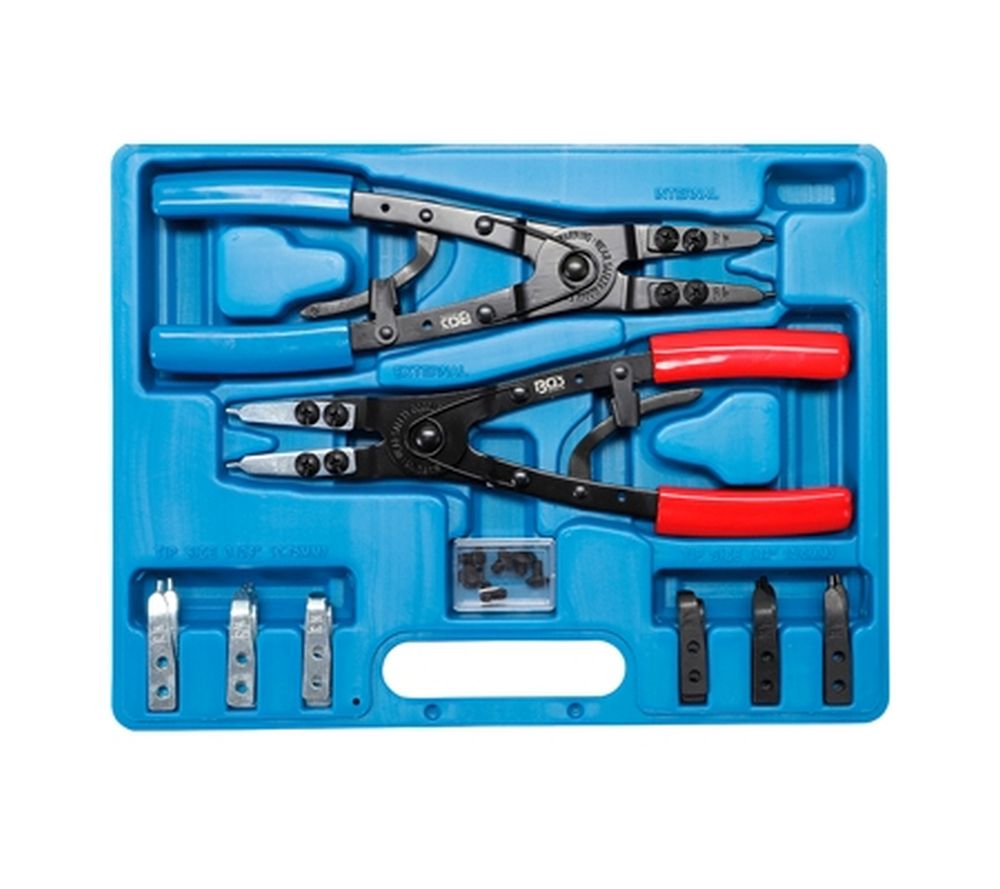 BGS Sprengringzangen-Satz | auswechselbare Spitzen | 10-tlg.