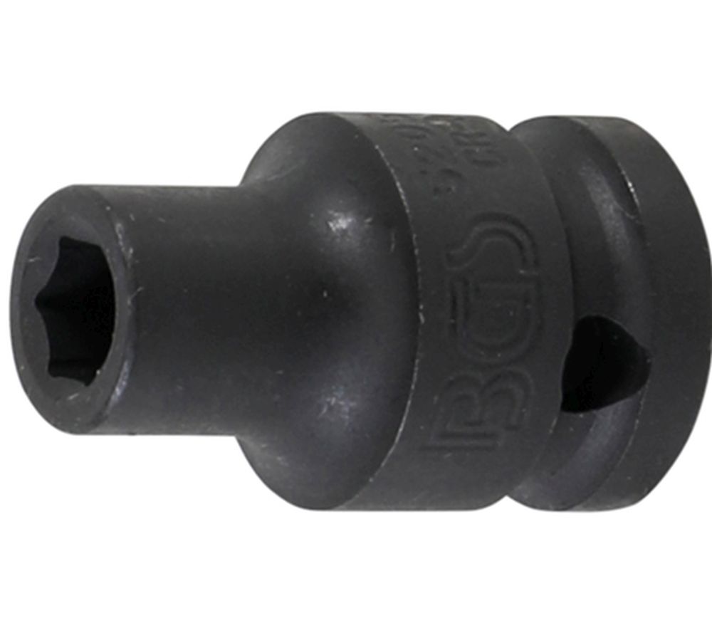 BGS Kraft-Steckschlüssel-Einsatz Sechskant | Antrieb Innenvierkant 12,5 mm (1/2") | SW 8 mm