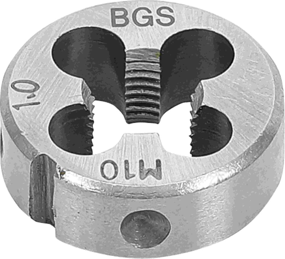 BGS Gewindeschneideisen | M10 x 1,0 x 25 mm
