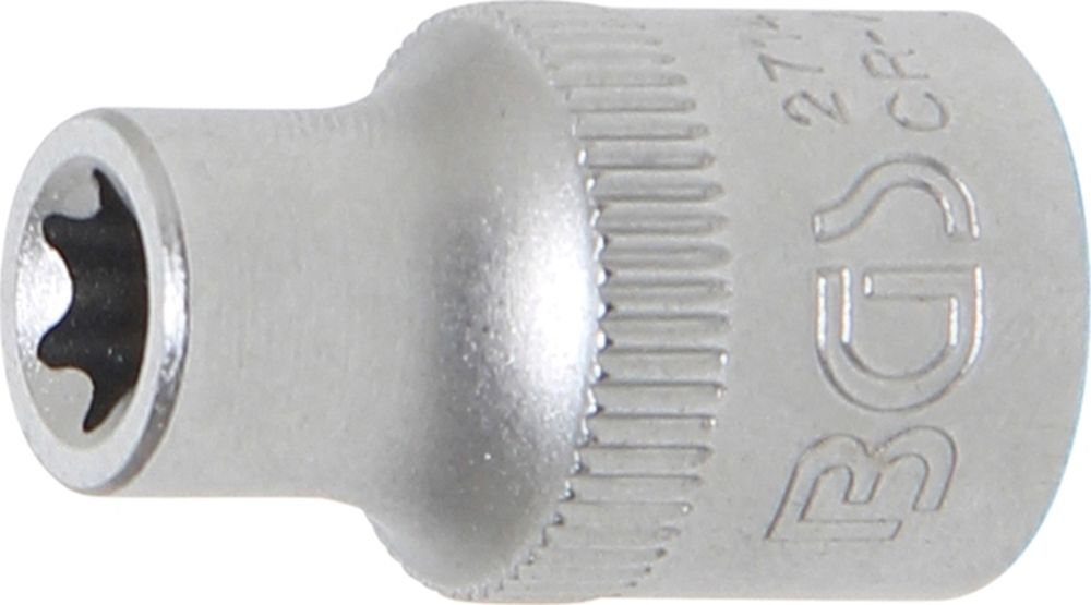 BGS Steckschlüssel-Einsatz E-Profil | Antrieb Innenvierkant 10 mm (3/8") | SW E8