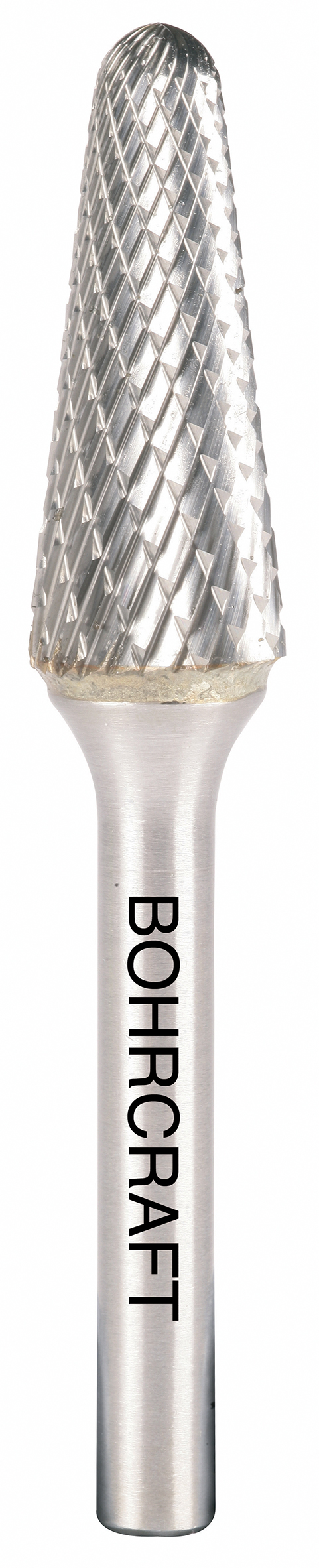 HM-Frässtift Form L Rundkegel P-Plus3,0 mm / Kreuzverzahnung in BC Verp.