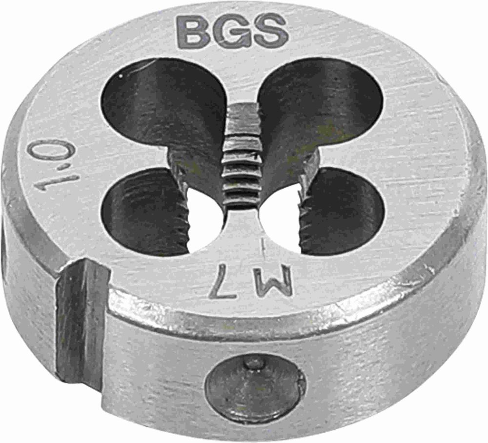 BGS Gewindeschneideisen | M7 x 1,0 x 25 mm