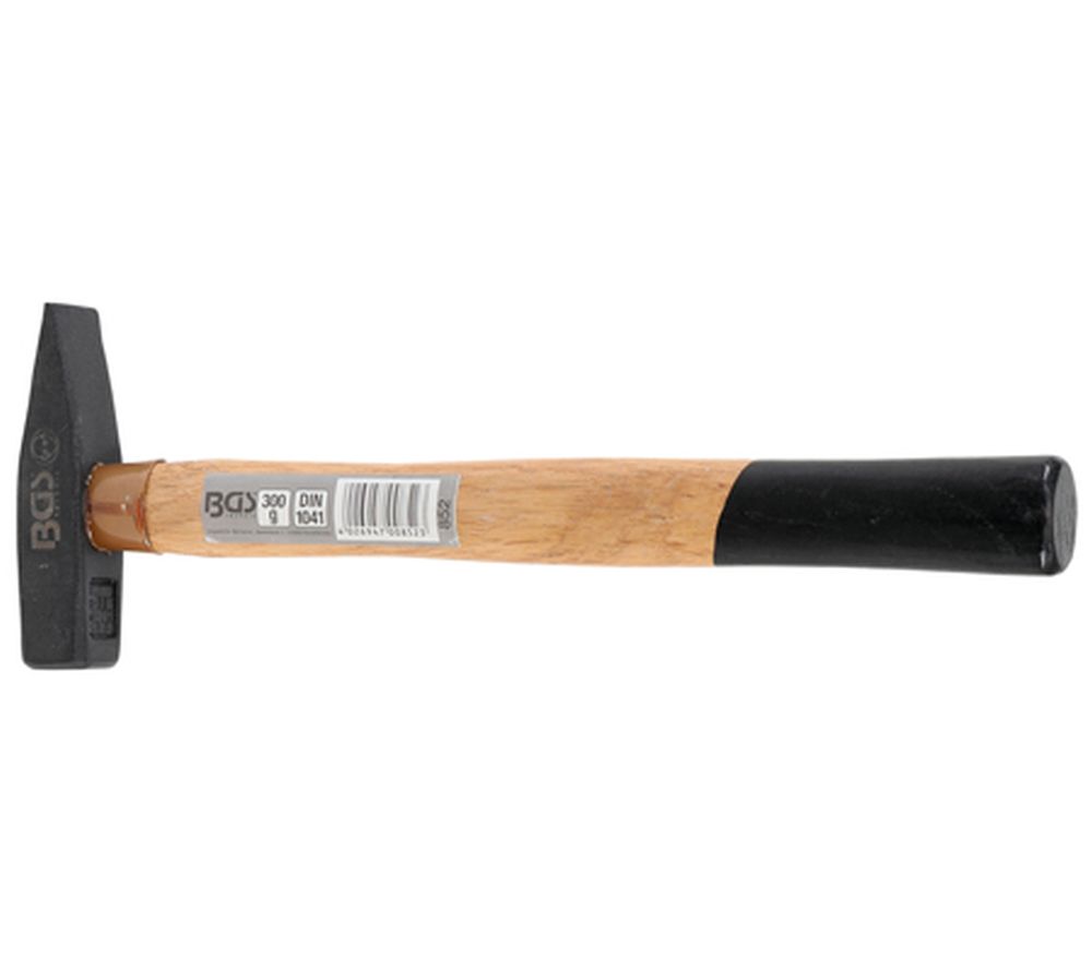 BGS Schlosserhammer | Holz-Stiel | DIN 1041 | 300 g