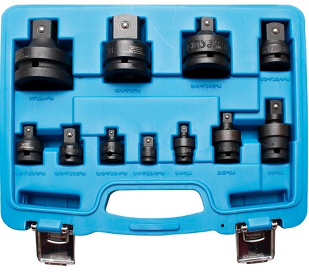 BGS Kraft-Adapter- und Kugelgelenk-Satz | 6,3 mm (1/4") - 25 mm (1") | 11-tlg.