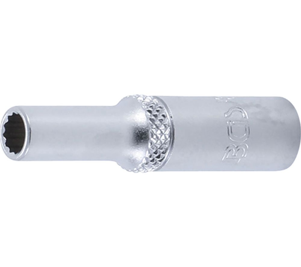 BGS Steckschlüssel-Einsatz Zwölfkant, tief | Antrieb Innenvierkant 6,3 mm (1/4") | SW 5,5 mm