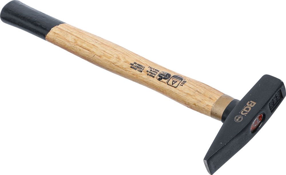 BGS Schlosserhammer | Holz-Stiel | DIN 1041 | 200 g