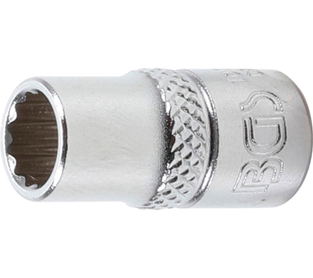 BGS Steckschlüssel-Einsatz Zwölfkant | Antrieb Innenvierkant 6,3 mm (1/4") | SW 7 mm