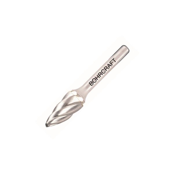Frässtift ALU Form G Spitzb. // 6,0 mm Schaft 3 mm