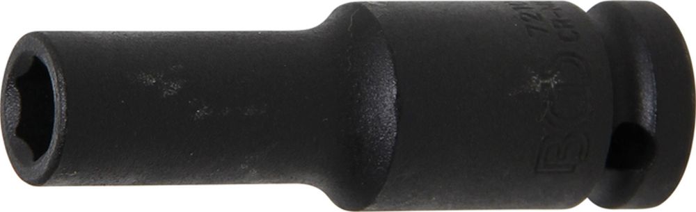 BGS Kraft-Steckschlüssel-Einsatz Sechskant, tief | Antrieb Innenvierkant 12,5 mm (1/2") | SW 10 mm