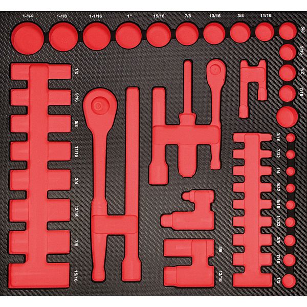 ProForm Einlage leer f. Zoll Werkzeuge