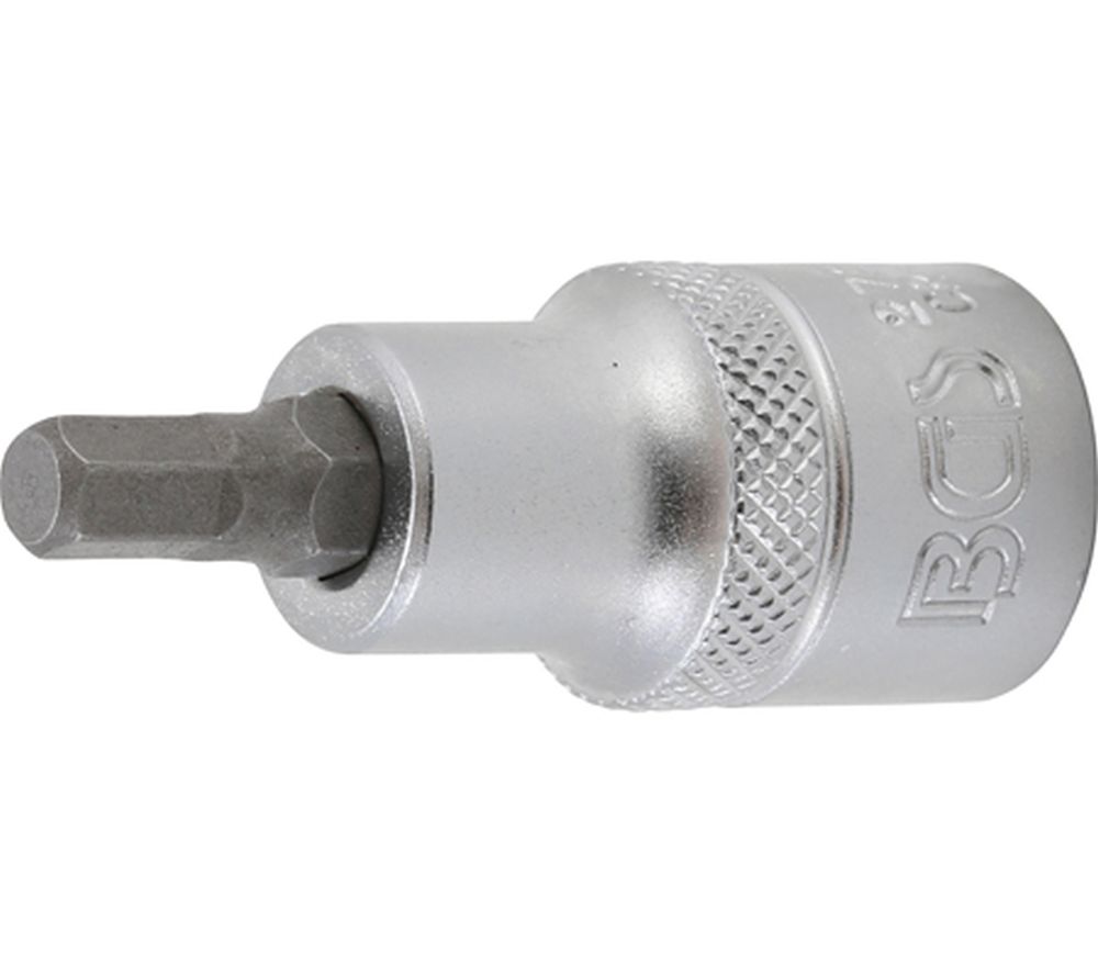 BGS Bit-Einsatz | Länge 55 mm | Antrieb Innenvierkant 12,5 mm (1/2") | Innensechskant 1/4"