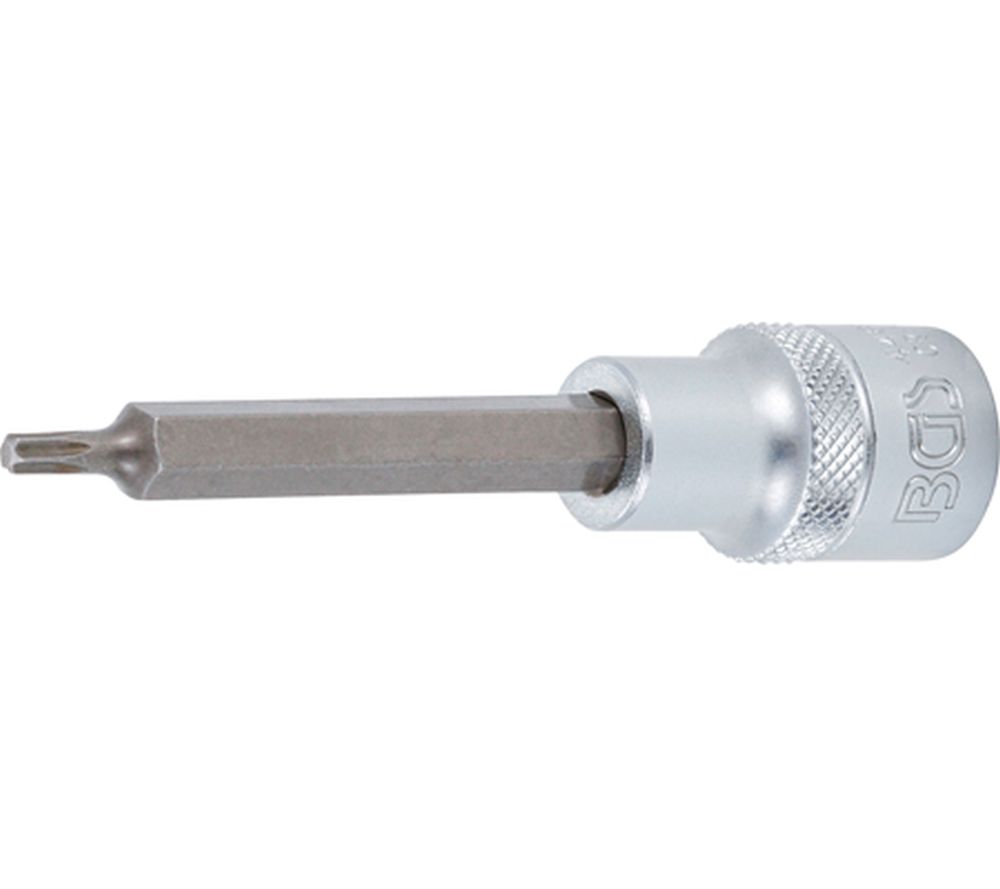 BGS Bit-Einsatz | Länge 100 mm | Antrieb Innenvierkant 12,5 mm (1/2") | T-Profil (für Torx) T20