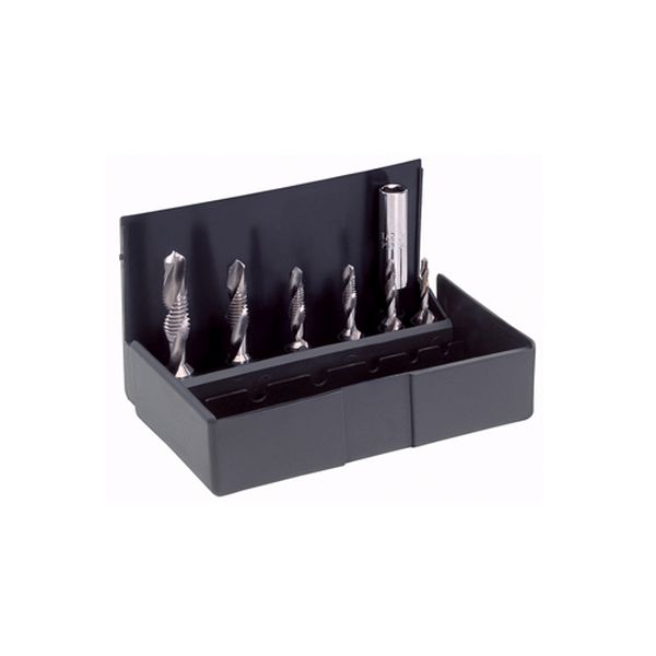 VÖLKEL Kombi - Bits - Box, HSS-G, UNC #8 - 3/8"