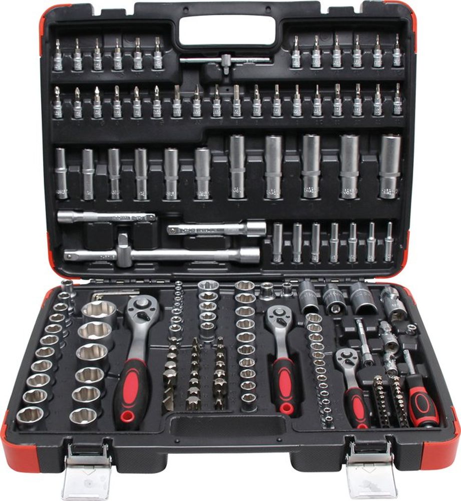 BGS Diy Steckschlüssel-Satz | Antrieb 6,3 mm (1/4") / 10 mm (3/8") / 12,5 mm (1/2") | 172-tlg.