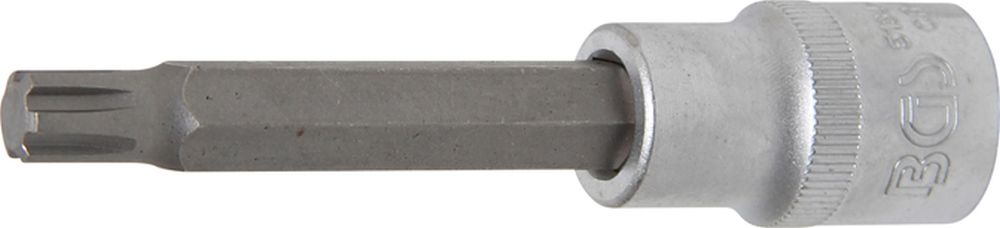 BGS Bit-Einsatz | Länge 100 mm | Antrieb Innenvierkant 12,5 mm (1/2") | Keil-Profil (für RIBE) M9