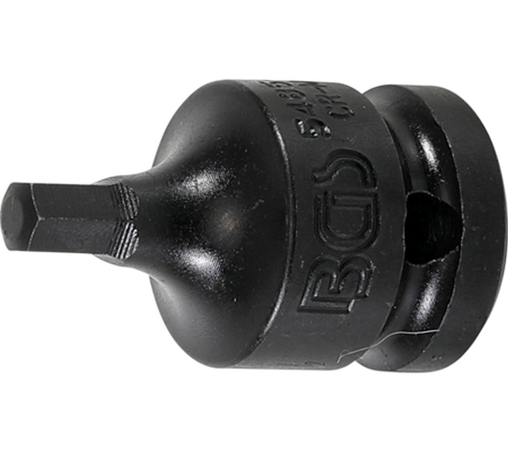 BGS Kraft-Bit-Einsatz | Länge 42 mm | Antrieb Innenvierkant 12,5 mm (1/2") | Innensechskant 6 mm