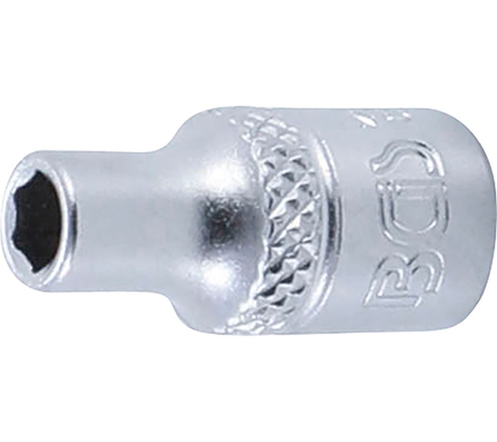 BGS Steckschlüssel-Einsatz Sechskant | Antrieb Innenvierkant 6,3 mm (1/4") | SW 4,5 mm