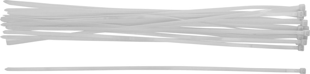 BGS Diy Kabelbinder-Sortiment | weiß | 8,0 x 600 mm | 20-tlg.