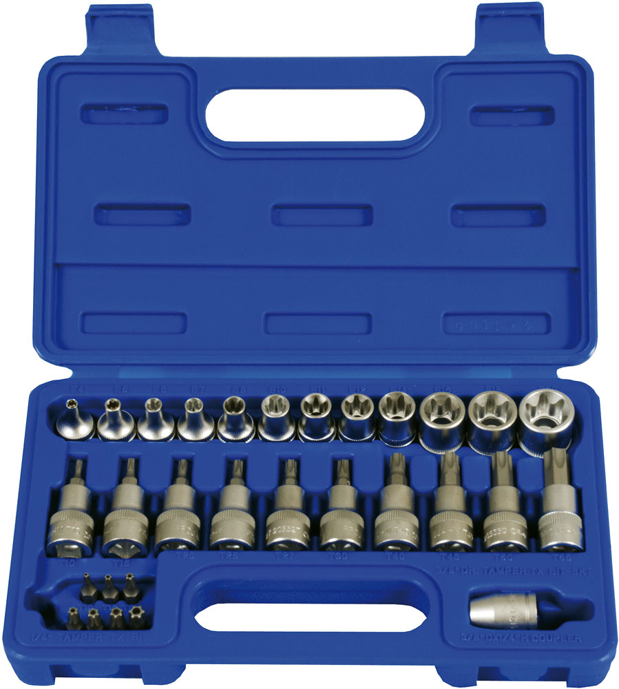 1/4" + 3/8" TX Steckschluessel Satz 30tlg