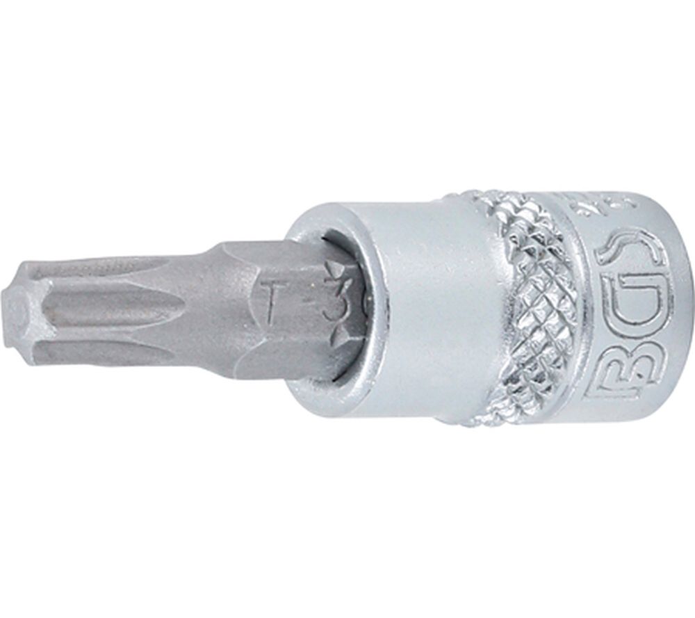 BGS Bit-Einsatz | Antrieb Innenvierkant 6,3 mm (1/4") | T-Profil (für Torx) T30