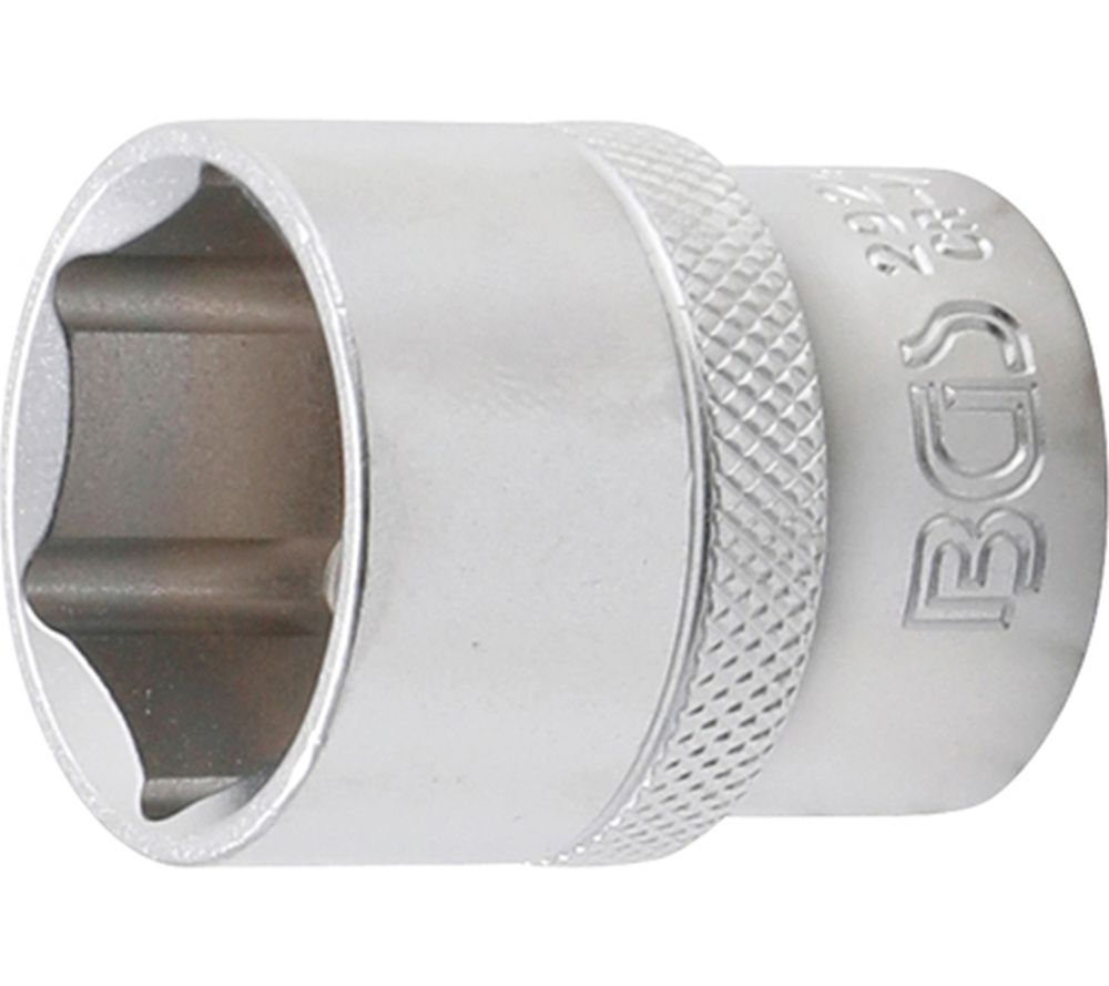 BGS Steckschlüssel-Einsatz Sechskant | Antrieb Innenvierkant 12,5 mm (1/2") | SW 24 mm