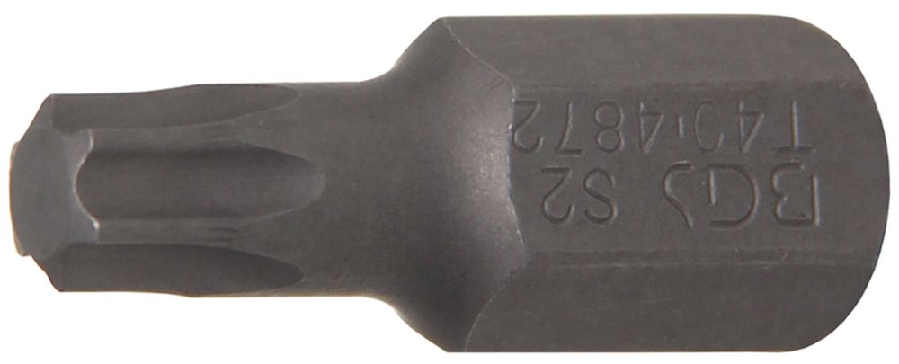 BGS Bit | Antrieb Außensechskant 10 mm (3/8") | T-Profil (für Torx) T40