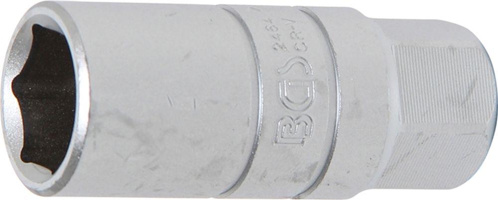 BGS Zündkerzen-Einsatz Sechskant | Antrieb Innenvierkant 10 mm (3/8") | SW 18 mm