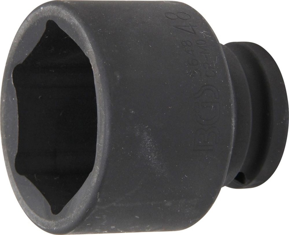 BGS Kraft-Steckschlüssel-Einsatz Sechskant | Antrieb Innenvierkant 20 mm (3/4") | SW 48 mm