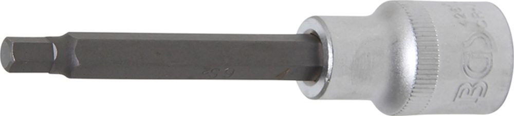 BGS Bit-Einsatz | Länge 100 mm | Antrieb Innenvierkant 12,5 mm (1/2") | Innensechskant 6 mm