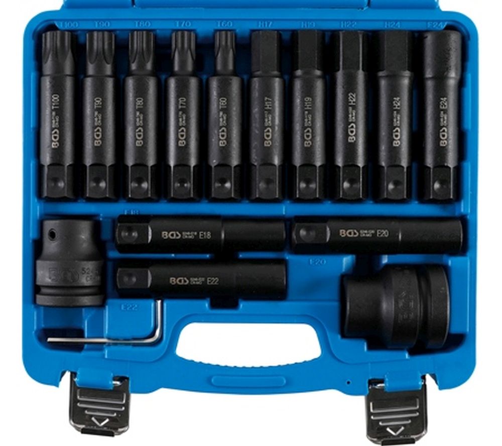 BGS Lkw-Bit-Satz | 20 mm (3/4") + 25 mm (1") | 16-tlg.
