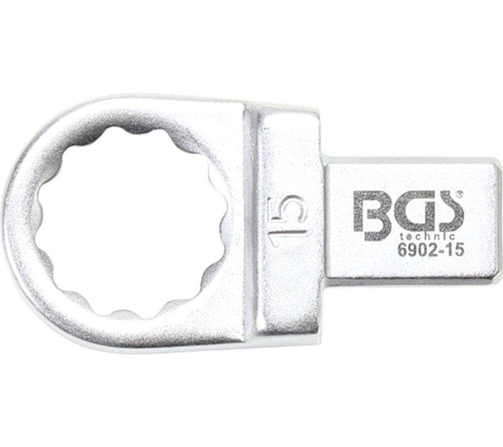 BGS Einsteck-Ringschlüssel | 15 mm | Aufnahme 9 x 12 mm