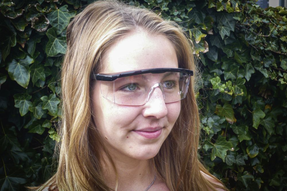 BGS Diy Schutzbrille mit verstellbarem Bügel | transparent