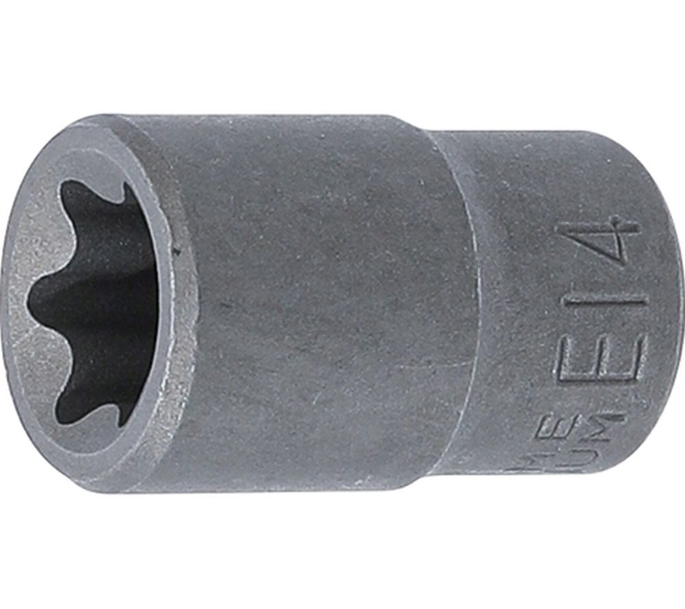 BGS Steckschlüssel-Einsatz E-Profil | Antrieb Innenvierkant 10 mm (3/8") | SW E14