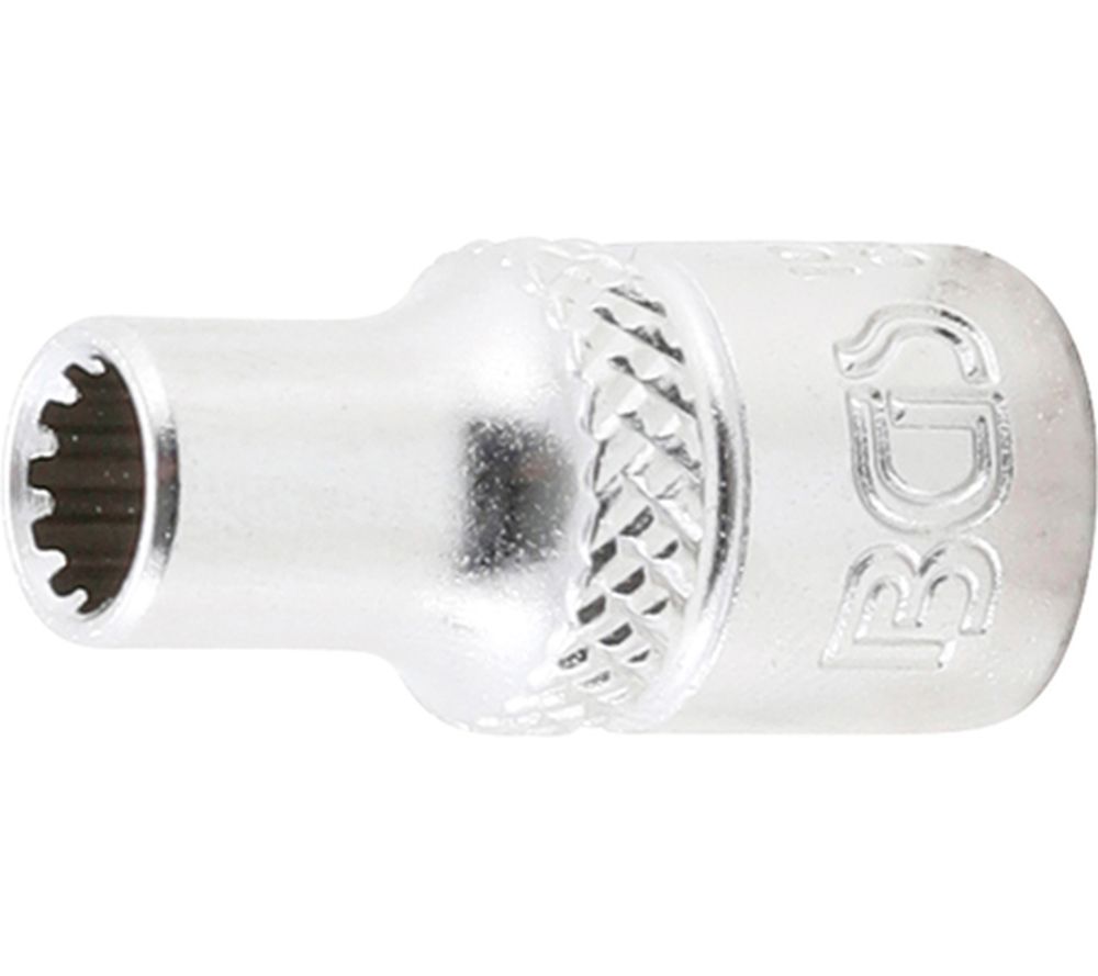 BGS Steckschlüssel-Einsatz Gear Lock | Antrieb Innenvierkant 6,3 mm (1/4") | SW 5 mm