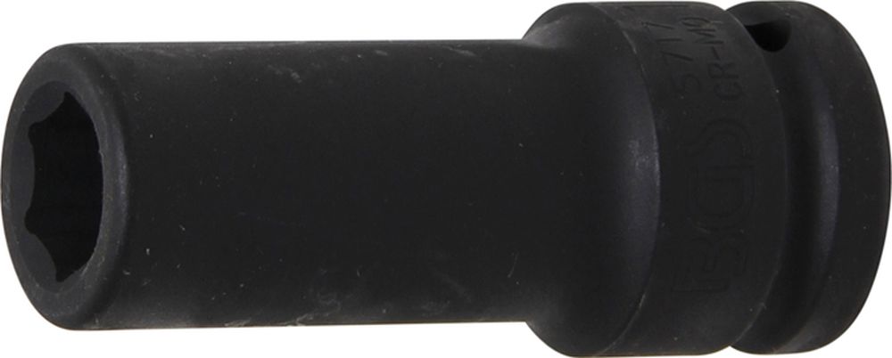 Kraft-Steckschlüssel-Einsatz Sechskant, tief - Antrieb Innenvierkant 20 mm (3/4") - SW 17 mm