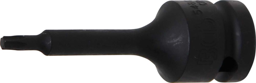 BGS Kraft-Bit-Einsatz | Länge 75 mm | Antrieb Innenvierkant 12,5 mm (1/2") | T-Profil (für Torx) T2