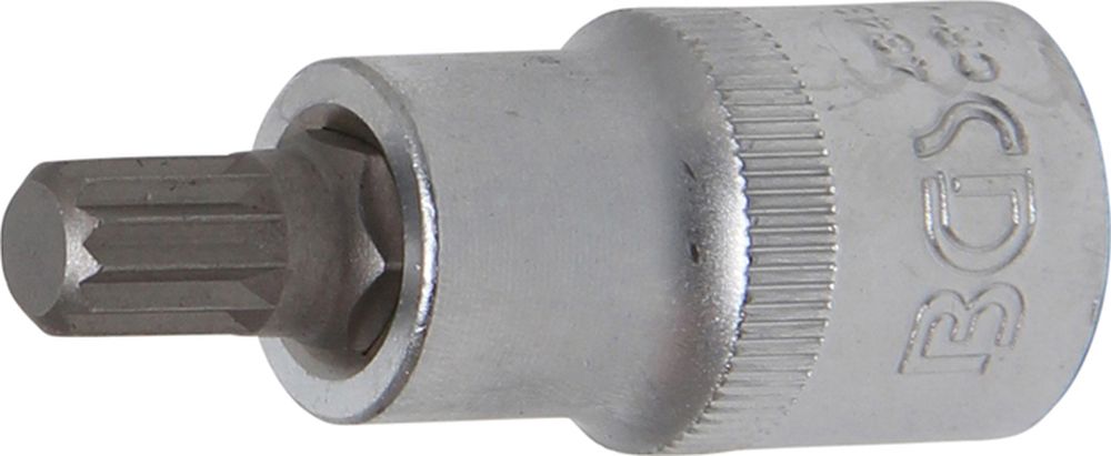BGS Bit-Einsatz | Antrieb Innenvierkant 12,5 mm (1/2") | Innenvielzahn (für XZN) M9