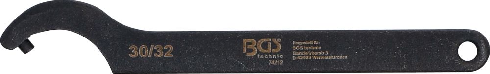 BGS Hakenschlüssel mit Zapfen | 30 - 32 mm