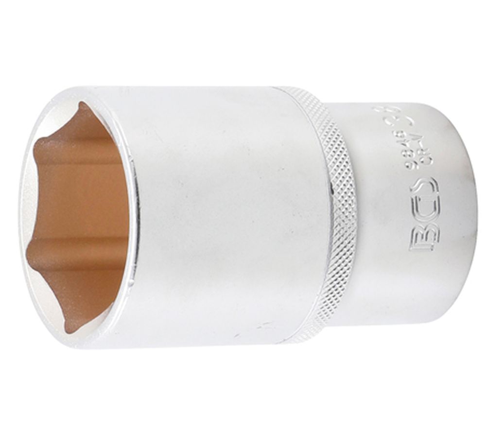 BGS Steckschlüssel-Einsatz Sechskant, tief | Antrieb Innenvierkant 12,5 mm (1/2") | SW 38 mm