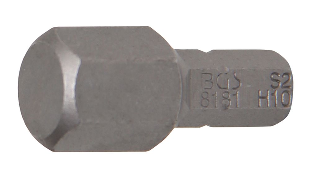 Bit - Antrieb Außensechskant 6,3 mm (1/4") - Innensechskant 10 mm