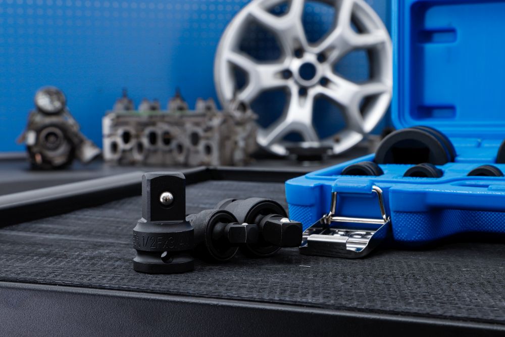 BGS Kraft-Adapter- und Kugelgelenk-Satz | 6,3 mm (1/4") - 25 mm (1") | 11-tlg.