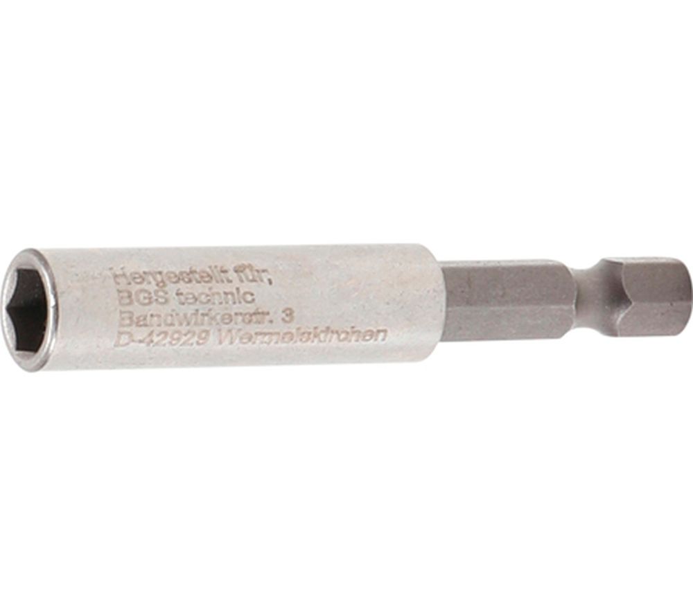 BGS Magnetischer Bithalter, extra stark | Abtrieb Außensechskant 6,3 mm (1/4") | 60 mm