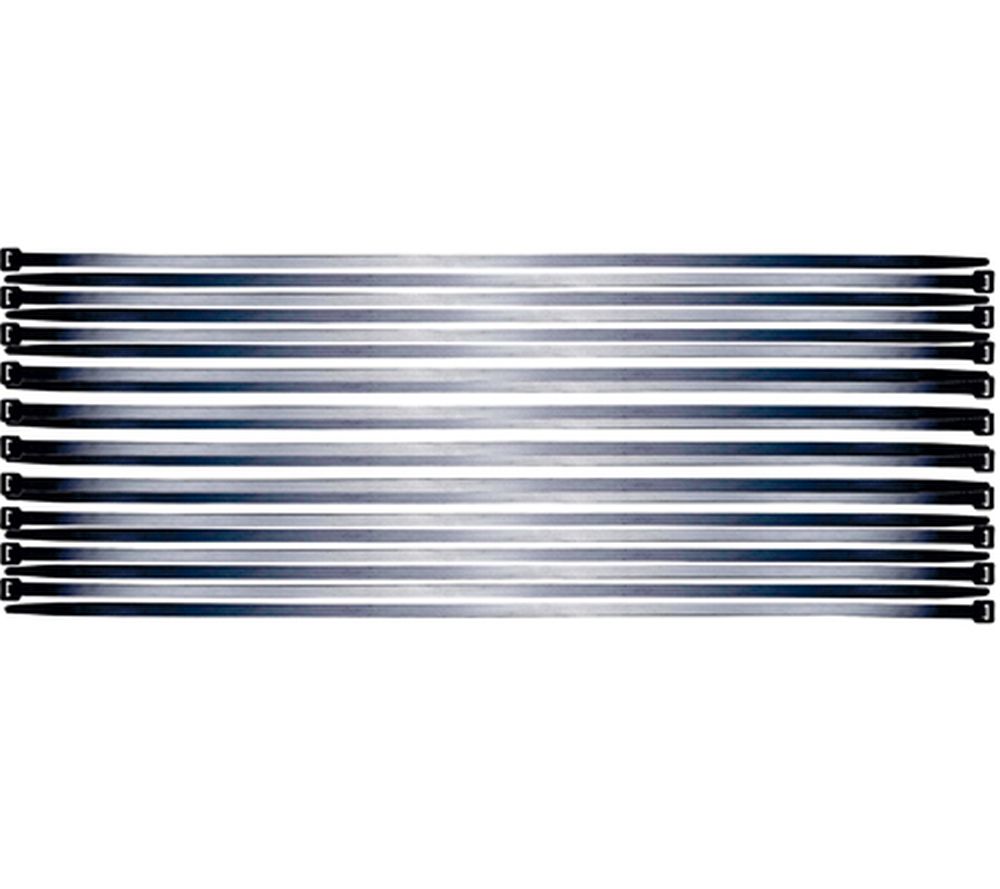 BGS Diy Kabelbinder-Sortiment | schwarz | 7,6 x 500 mm | 20-tlg.
