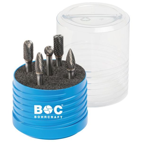 R5 HM-Frässt. Rundd.  Form B/C/D/F/G 5-tlg. / BC