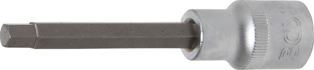 BGS Bit-Einsatz | Länge 100 mm | Antrieb Innenvierkant 12,5 mm (1/2") | Innensechskant 7 mm