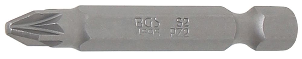 BGS Bit | Länge 50 mm | Antrieb Außensechskant 6,3 mm (1/4") | Kreuzschlitz PZ2