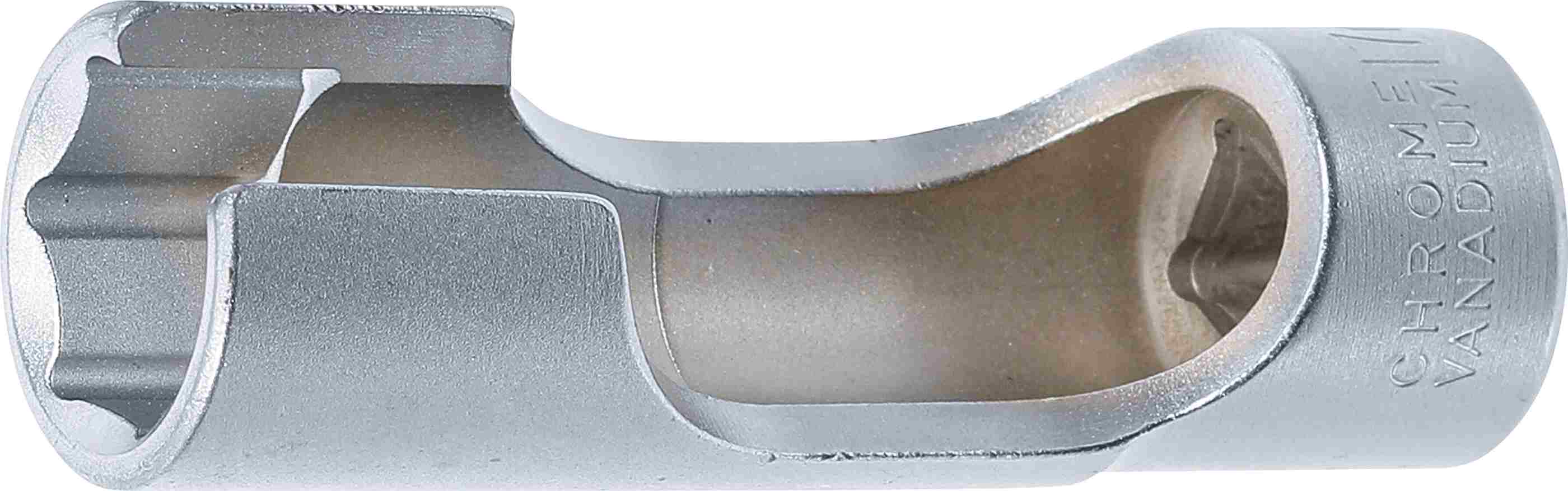 BGS Spezial-Steckschlüssel-Einsatz, geschlitzt | Antrieb Innenvierkant 10 mm (3/8") | SW 17 mm