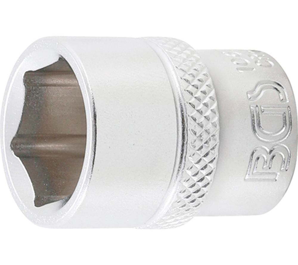 BGS Steckschlüssel-Einsatz Sechskant | Antrieb Innenvierkant 10 mm (3/8") | SW 15 mm